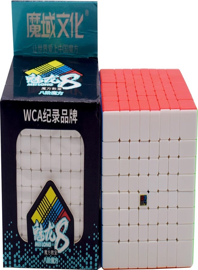 كيديتوس مكعب السرعة الاحترافي Kiditos MoYu Meilong 8X8 بدون ملصقات، مناسب للفصول الدراسية، حجم 70 مم، أحجية مكعب سحري - Image 5